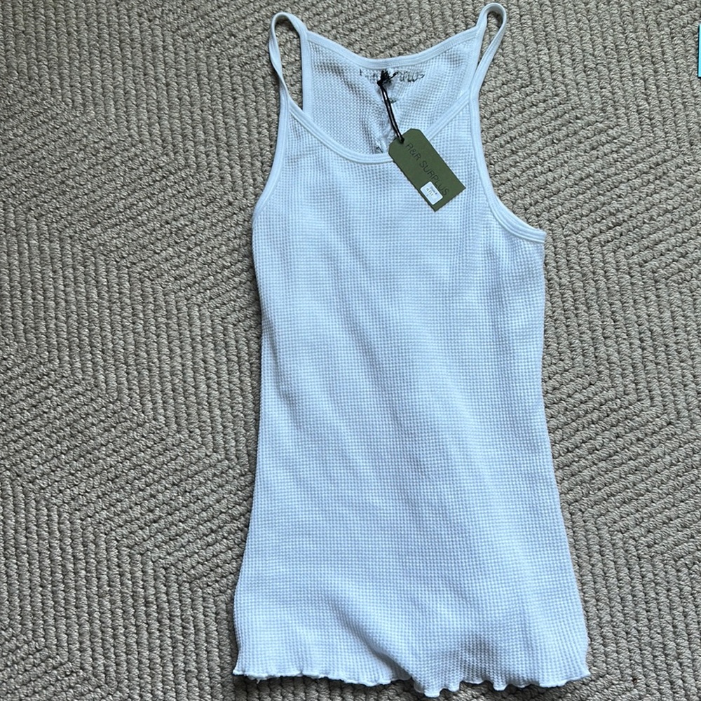 R&R surplus tank top nwt